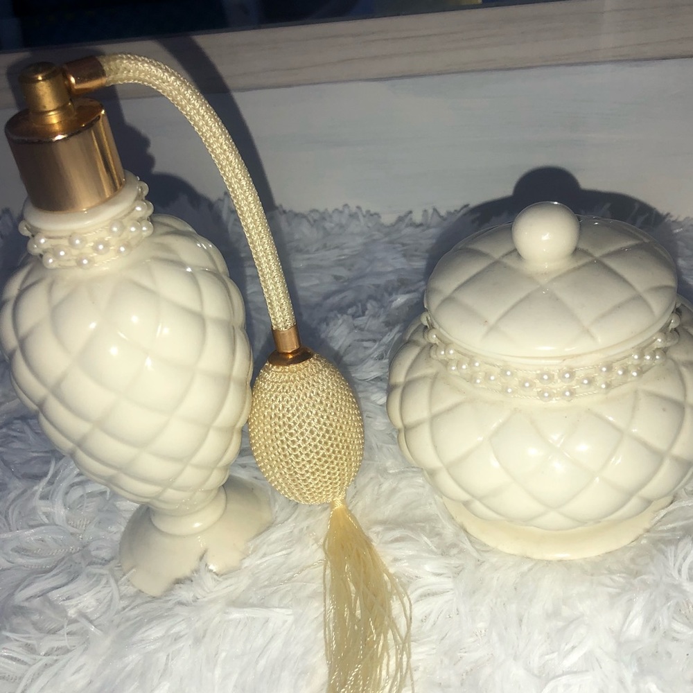 Fashion Vintage empty perfume bottle with jar